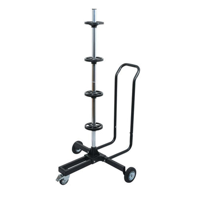 GarageMate Tire Stand Dolly with Handle and Wheels 220 lb. Capacity (Fits 13