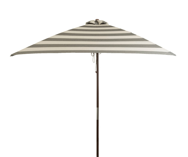 Classic Wood 6.5 ft Square Market Umbrella