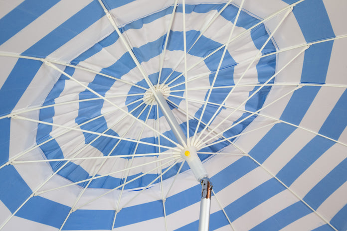 パンツ umbrella SimplyShade 11-ft Aluminum Tan Auto-tilt Market Patio