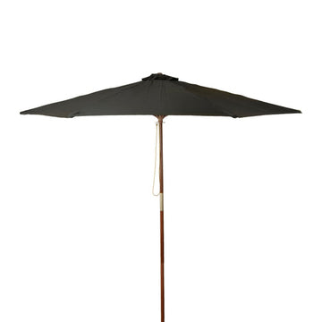 9 Ft Classic Wood Patio Umbrella