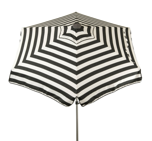 black and white patio umbrellas for sale 6.5 ft Striped Italian Patio Umbrellas
