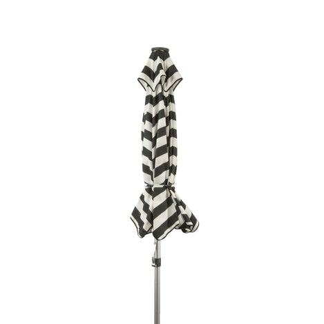 black and white chevron patio umbrella 6.5 ft Striped Italian Patio Umbrellas