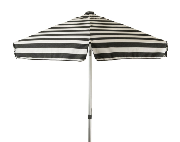 black and tan and white striped patio umbrella 6.5 ft Striped Italian Patio Umbrellas