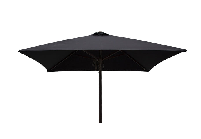 Classic Wood 6.5 ft Square Umbrella