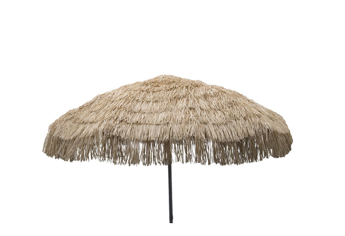 Palapa Tiki Thatch Deluxe Patio Umbrella 7'6" - Hawaiian Theme Whiskey Brown