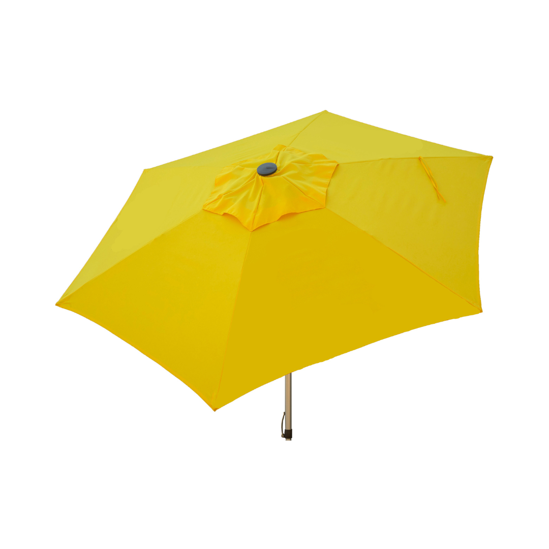 9ft yellow patio umbrella DestinationGear 1206 Sunflower Yellow 8.5' Market Umbrella