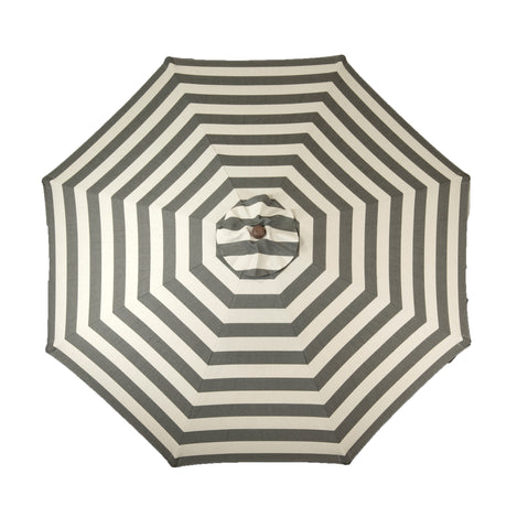 DestinationGear Heininger 1288 Classic Wood Red 9-Foot Market Umbrella With Wind Vent & Pulley Lift